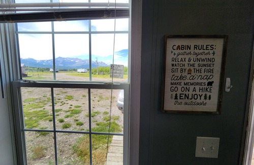 East Glacier Park Village House | Circle R Cabin 7, Private Ranch, Mountain Views