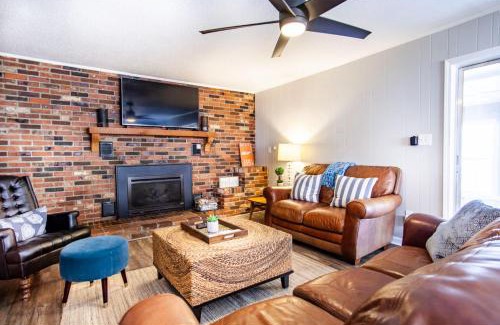 Louisville House | Classic Lake House Lakefront with Fire Pit and Dock