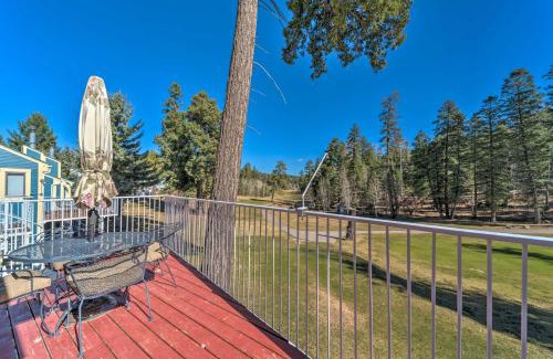 Cloudcroft House | Cloudcroft Townhome with Deck - 1 Mi to Burro Ave!
