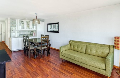 El Tabo Apartment | Coastal Blue 3B W/Balcony, Pool & Amazing View.