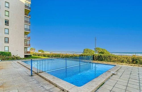 El Tabo Apartment | Coastal Blue 3B W/Balcony, Pool & Amazing View.