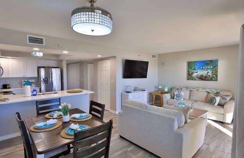 Daytona Beach Shores Condo | Coastal Charm, 1stFL Stunning Oceanfront 2BR Condo, Lg Balcony, Pool