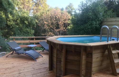 Flayosc House | Cocooning cottage with Balnéo 2 places, private pool and wooden terrace