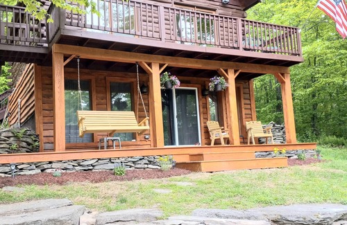 Otego Cabin | Come for the beautiful fresh air and scenery, fall colors are fabulous