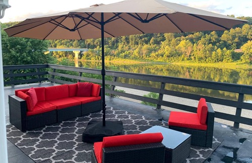 Falls House | Come stay in the beautiful endless mountains on the bank of the River