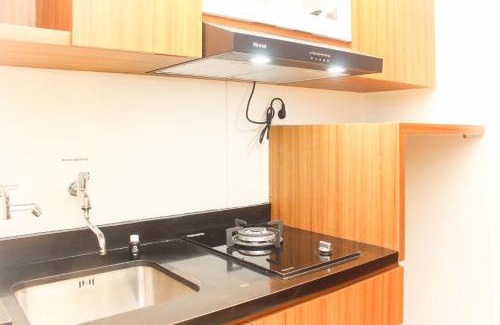 Pekayon Jaya Apartment | Comfort Living Studio Room at Grand Kamala Lagoon Apartment By Travelio