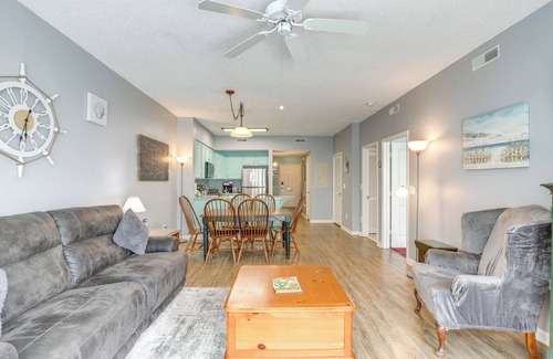 Red Hill Condo | Community Pool & Tennis Court: Myrtle Beach Condo