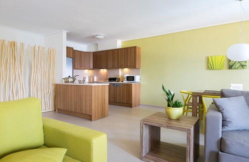 Karavomylos Condo | Condo Elia,Deluxe, Self Catered, Sea Front Apartment, 10 meters from the shore