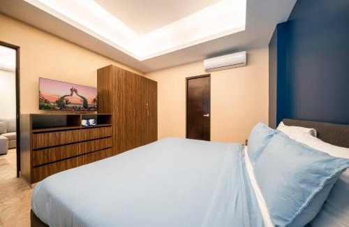 Gonzalo Guerrero Apartment | Condo Veronica - Comfortable 2 bedroom with rooftop gym and pool
