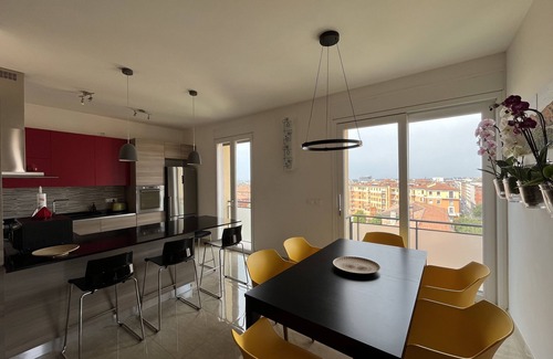 Historic Center Apartment | Contemporary apartment in the beating heart of Bologna with amazing skyline view