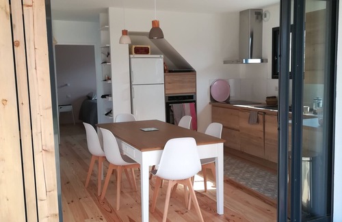 Contis-les-Bains House | Contis beach recent house 100m from the current 300m beach