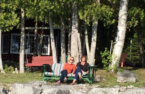 St Ignace Cabin | Cool breezes off Lake Michigan. Book your fall color stay!
