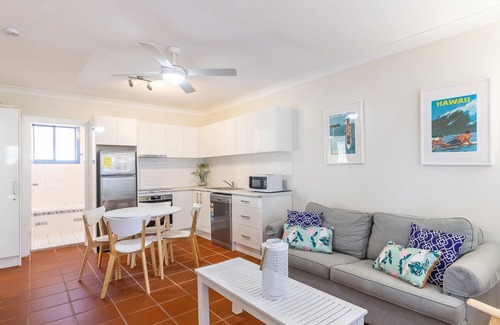 Corlette Apartment | Copacabana, 2/61 Sandy Point Road - cute unit with water views from the balcony
