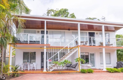 Corlette Apartment | Copacabana, 2/61 Sandy Point Road - cute unit with water views from the balcony