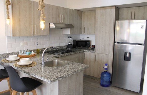 Caribbean Islands Apartment | CoralCliffsTower-JuanDolio+Cozy1Br-/2Bds/-4Pax-/10THFloor-/WiFi-Open Kitchen