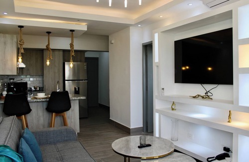 Caribbean Islands Apartment | CoralCliffsTower-JuanDolio+Cozy1Br-/2Bds/-4Pax-/10THFloor-/WiFi-Open Kitchen