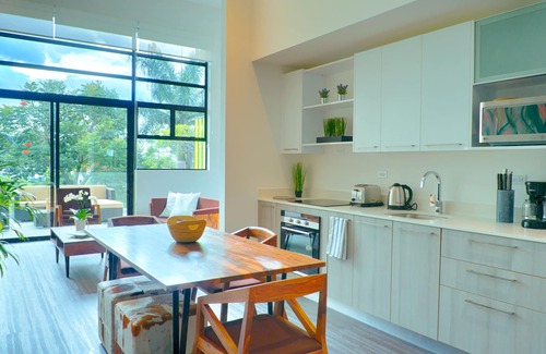 San Miguel Apartment | Corporate Stays | Arborea Flats | Modern 1 Bedroom I Santa Ana