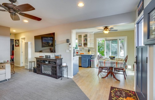 East Side Costa Mesa Apartment | Costa Mesa Rental w/Private Hot Tub & Fire Pit!