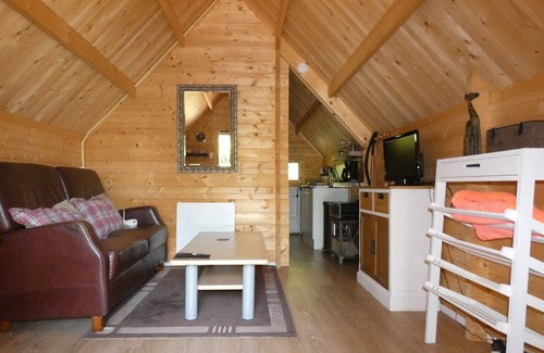 Marum Cabin | Cosy log cabin for rent against the forest edge on the border of Friesland/Groningen/Dr.