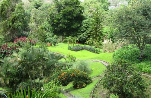 Jaramillo Cottage | Cottage above rainforest, stunning volcano view, beautiful gardens, Boquete