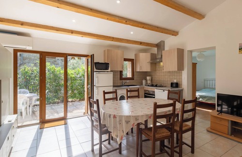 Chambonas House | Cottage 'Les Sources Gîte Calabert' with Shared Pool, Private Terrace and Air Conditioning