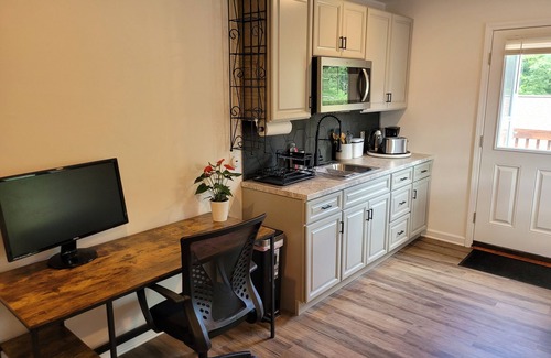 Blodgett Mills Apartment | Country Chic Studio, pet friendly, Free laundry & housekeeping, midterm rental!