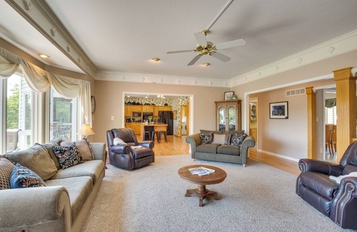 Jackson County House | Country Living w/Spacious Yard: Sibley Home!