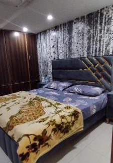 Bahria Town Apartment | Couple Friendly 1 Bed Apartment with AC 1bedroom free