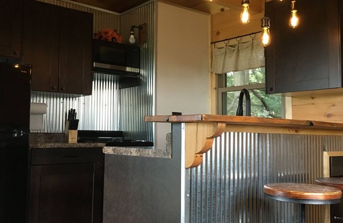 Goshen Cabin | Couples getaway TINY Log Cabin by the pine trees