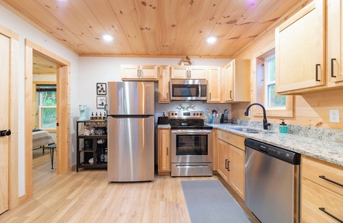 Sevierville Cabin | Couples Private Mountain Oasis! Hot Tub! Theatre! Fire Pit!