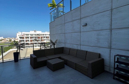 Trikomo Apartment | Courtyard Long Beach 2+1 rooms n300m from beach