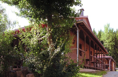 Windelsbach Apartment | Cowboy Cottage vacation apartment (43 sqm) with veranda and barbecue facilities