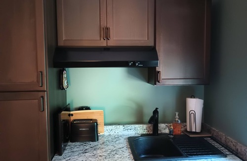Queensbury Apartment | Cozy 1 bedroom efficiency in a forest-like setting near Lake George and Saratoga