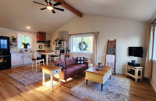 Olympia Apartment | Cozy 1-bedroom apartment. Kitchen, laundry, Wi-Fi, & beautiful bay view’s!