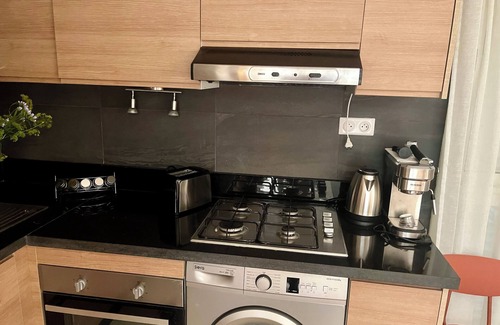 Tamrhakht Apartment | Cozy 2-bedroom apartment Thagazout Bay with WiFi, AC, Sea&Golf View