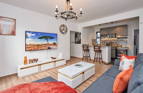 Ruiru Apartment | Cozy 2-bedroom apartment in Tatu City with gym, pool, & restaurant in the estate