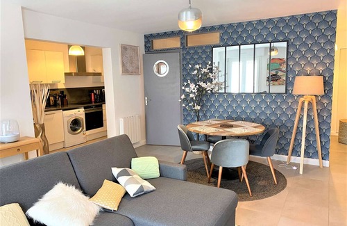 Tregastel Apartment | Cozy 3* Apt with Free WIFI, 200m from Beach, Central Trégastel