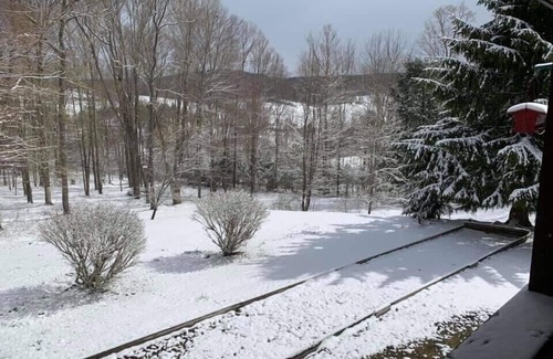 Town of Masonville House | Cozy 3 bedroom log cabin in a scenic country setting. Very private