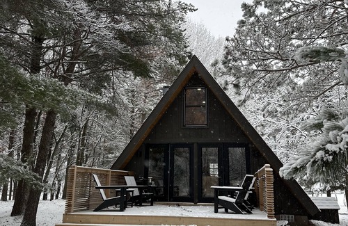 Nekoosa Cabin | Cozy A-Frame Cabin in the Woods!