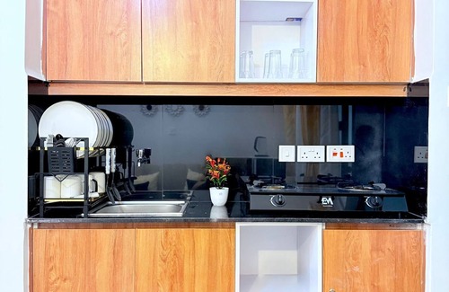 Kasarani Apartment | Cozy and elegant studio in Nairobi fully furnished with detailed interior decor.