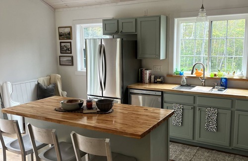 Hartland House | Cozy and stylish retreat just minutes from Great Moose Lake.