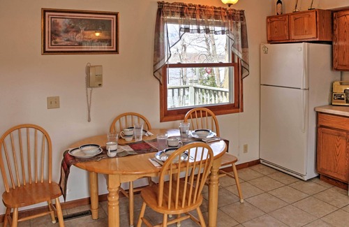 Balsam Lake Cabin | Cozy Balsam Lake Home: Deck, Private Dock + Kayaks