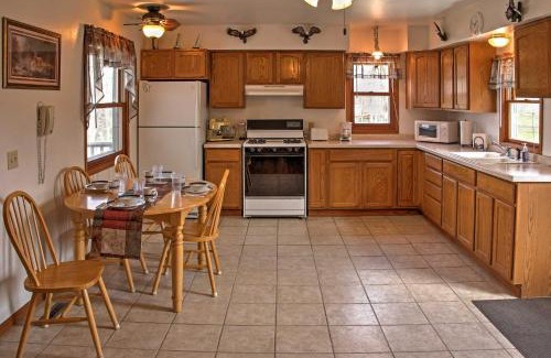 Balsam Lake House | Cozy Balsam Lake Home Deck, Private Dock and Kayaks