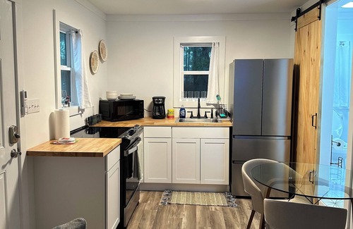 Yaupon Beach Apartment | Cozy beach studio within walking distance to the beach.