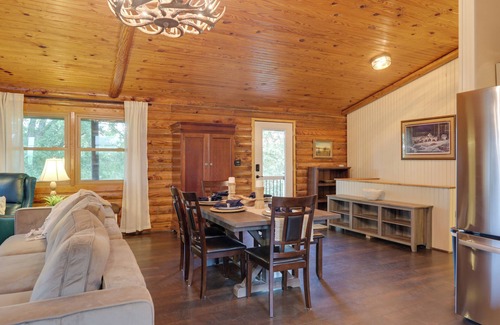 Brookville Cabin | Cozy Brookville Home w/Fire Pit & Deck!