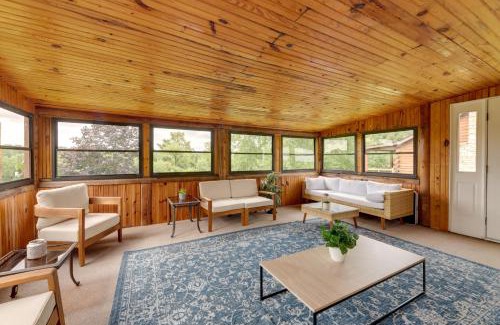 Brookville House | Cozy Brookville Home with Fire Pit and Deck!