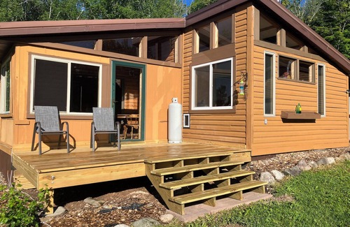 Hulbert Township Cabin | Cozy Cabin located directly on the ORV trail. Peace & seclusion.