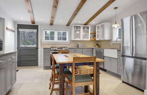 Kingfield Cottage | Cozy Cabin with Modern Amenities. Pet Friendly! Hot Tub!