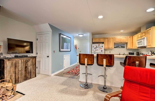 East Burke Condo | Cozy Condo w/Patio, Walk to Burke Mountain!