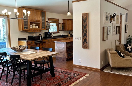 Jacksonport House | Cozy cottage tucked in the woods. 5 minutes from Cave Point and Whitefish Dunes.